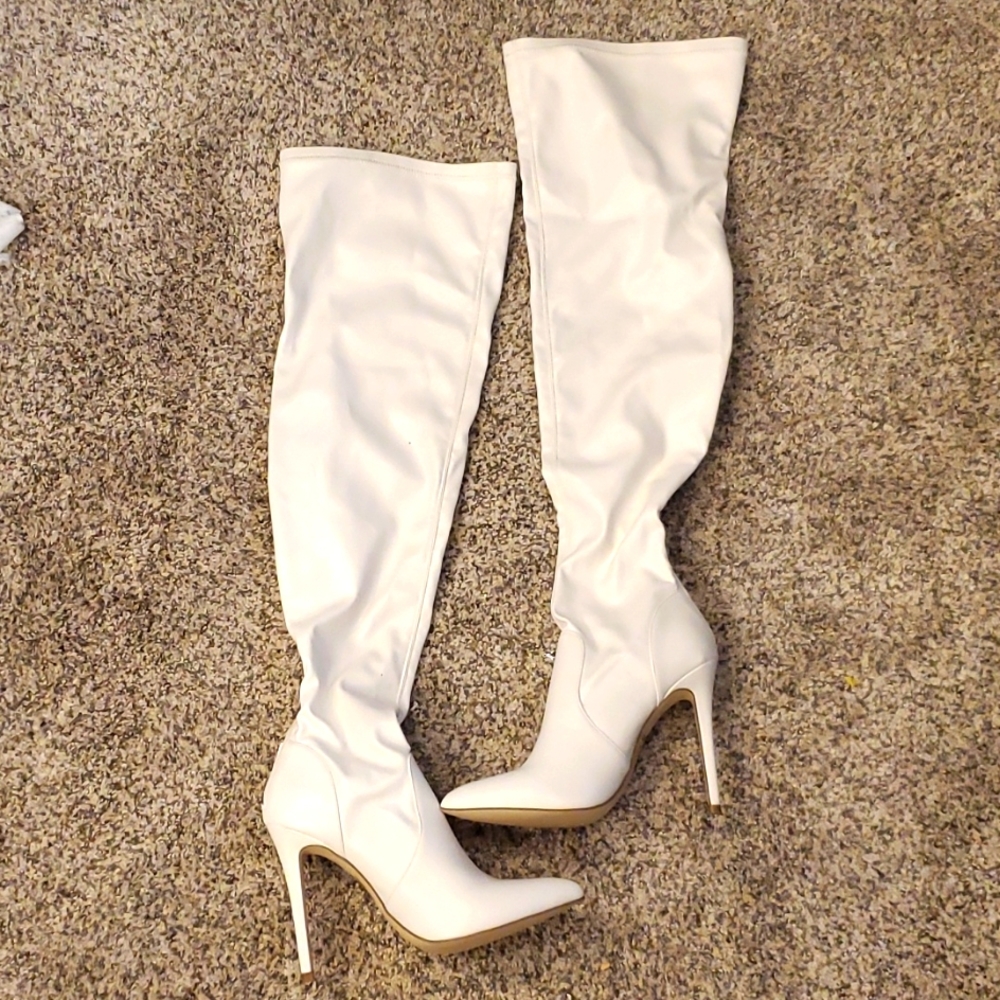 Knee high stilettos